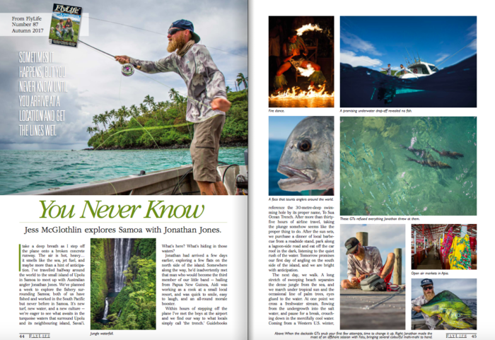 Samoa, fishing, fly fishing, FlyLife, magazine, editorial, photographs, photos