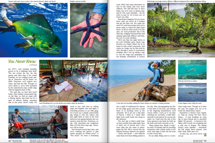 Samoa, fishing, fly fishing, FlyLife, magazine, editorial, photographs, photos
